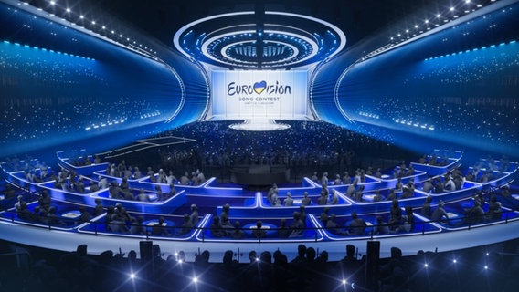 Die Bühne des Eurovision Song Contest 2023 in Liverpool © BBC Foto: BBC