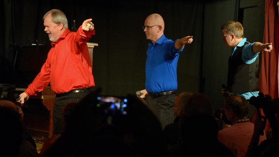 The Herreys beim  OGAE-Clubtreffen in München 2014 © NDR Foto: Patricia Batlle