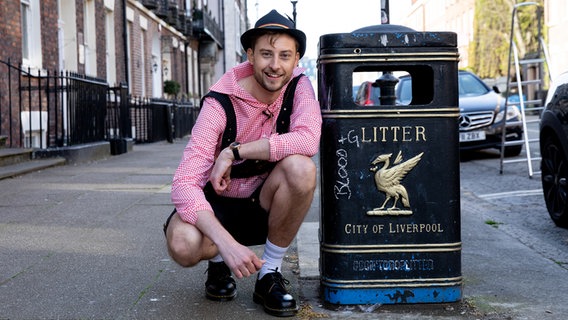 Constantin "Consi" Zöller in Liverpool. © NDR Foto: Claudia Timmann