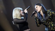 Für Deutschland stehen S!ster mit "Sister" auf der ESC-Bühne. © eurovision.tv Foto: Andres Putting / Thomas Hanses