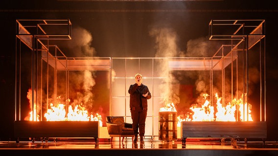ISAAK auf der ESC-Bühne in Malmö. © EBU Foto: Corinne Cumming