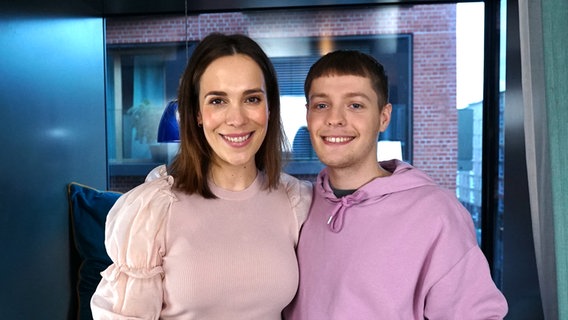 Alina Stiegler und Ben Dolic beim Interview.  Foto: Mairena Torres Schuster