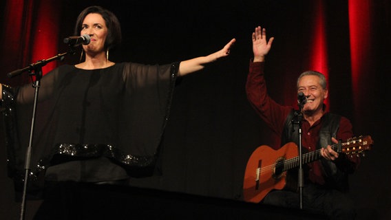 Marianna Zorba mit Ehemann Manolis Manouselis  Foto: Sahar Nadi