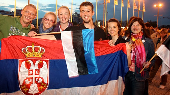 Fans aus Kroatien © NDR Foto: Rolf Klatt