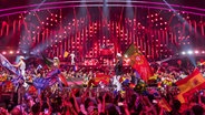 Showbeginn in der ESC-Halle in Lissabon. © NDR Foto: Rolf Klatt