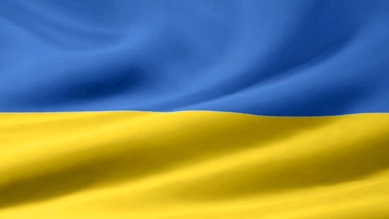Flagge von Ukraine © Fotolia.com Foto: Jürgen Priewe