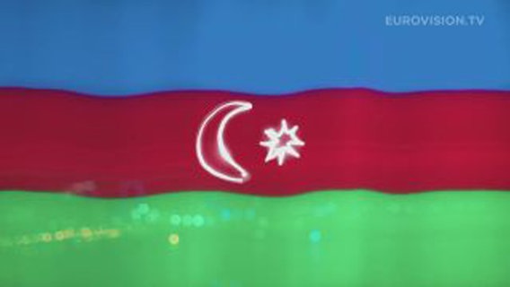 Flagge von Aserbaidschan. © DR Foto: Treshow