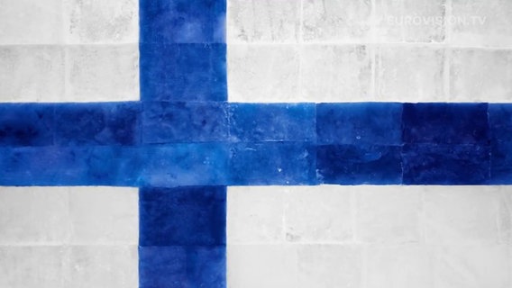 Flagge von Finnland. © DR Foto: Treshow