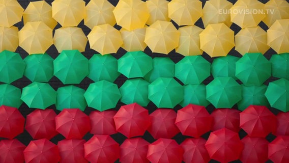 Flagge von Litauen. © DR Foto: Treshow