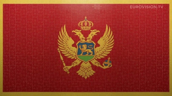 Flagge von Montenegro. © DR Foto: Treshow