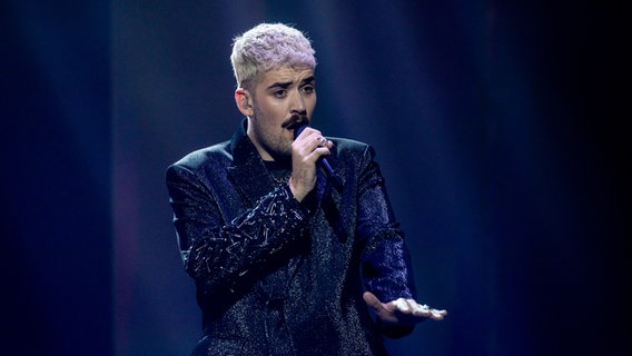 Floryan auf der Bühen beiim deutschen ESC-Vorentscheid 2024. © NDR Foto: Claudia Timmann