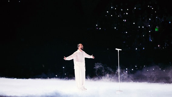 Slimane auf der ESC-Bühne in Malmö. © EBU Foto: Alma Bengtsson