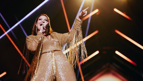 Hera Björk auf der ESC-Bühne in Malmö. © EBU Foto: Alma Bengtsson