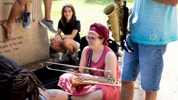 Musiker des Projekts "Music for Human rights" in Jerusalem, Israel.  Foto: Claudia Timmann
