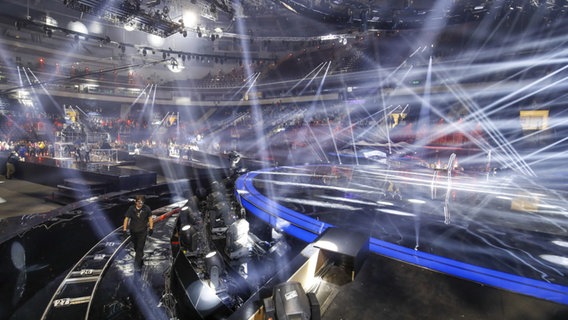 Der Hallenaufbau eines Junior Eurovision Song Contest. © EBU Foto: Andres Putting