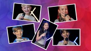 Bjarne, Greta, Franz, Bellamore und Julius wollen für Deutschland zum Junior ESC 2024. © NDR Foto: Aaron Moser