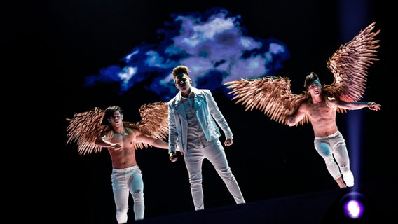 Für Kroatien steht Roko mit "The Dream" auf der ESC-Bühne. © eurovision.tv Foto: Thomas Hanses