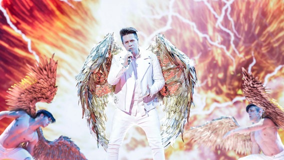 Für Kroatien steht Roko mit "The Dream" auf der ESC-Bühne. © eurovision.tv Foto: Thomas Hanses