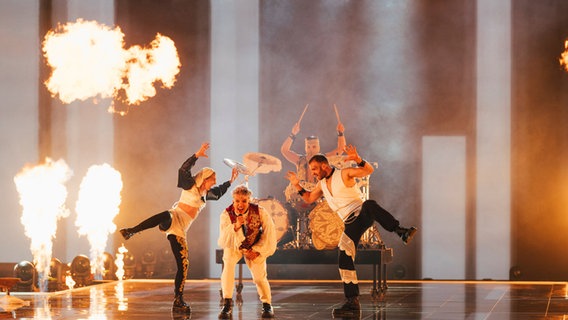 Baby Lasagna auf der ESC-Bühne in Malmö. © EBU Foto: Sarah Louise Bennett