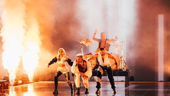 Baby Lasagna auf der ESC-Bühne in Malmö. © EBU Foto: Sarah Louise Bennett