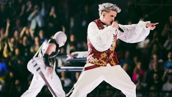 Baby Lasagna auf der ESC-Bühne in Malmö. © EBU Foto: Alma Bengtsson