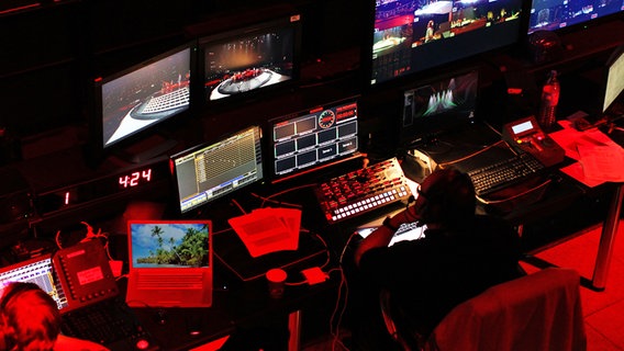 Lichtprobe in der Düsseldorf Arena © NDR Foto: Rolf Klatt