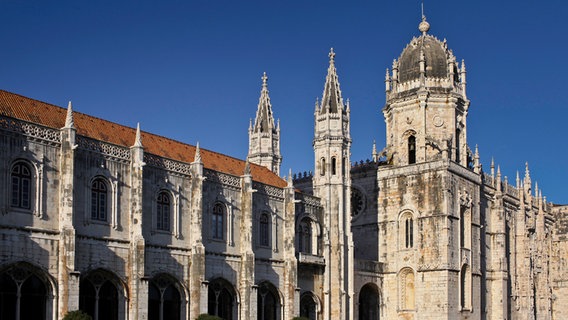 Das Kloster Mosteiro dos Jeronimos in Lissabon im Stadtteil Belém. © www.visitlisboa.com 