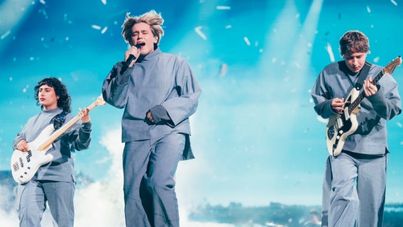 Die Band Katarsis auf der Bühne in Basel. © eurovision.tv/EBU Foto: Sarah Louise Bennett
