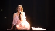 Ieva Zasimauskaitė auf der Bühne in Lissabon © NDR Foto: Rolf Klatt
