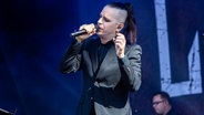 Chris Harms von Lord Of The Lost beim M'era Luna Festival 2022 in Hildesheim. © Geisler-Fotopress Foto: Christoph Speidel