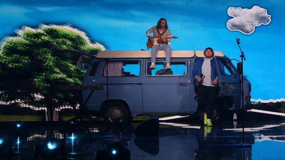 Maël & Jonas beim deutschen ESC-Vorentscheid "Germany 12 Points".  Foto: Merlin Schrader