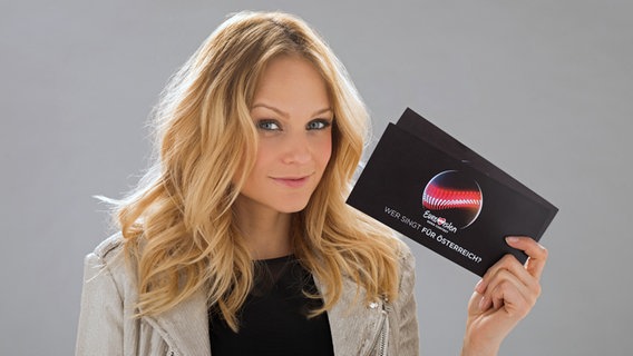 Die Moderatorin des Eurovision Song Contest 2015 Mirjam Weichselbraun © ORF/Thomas Ramstorfer Foto: Thomas Ramstorfer