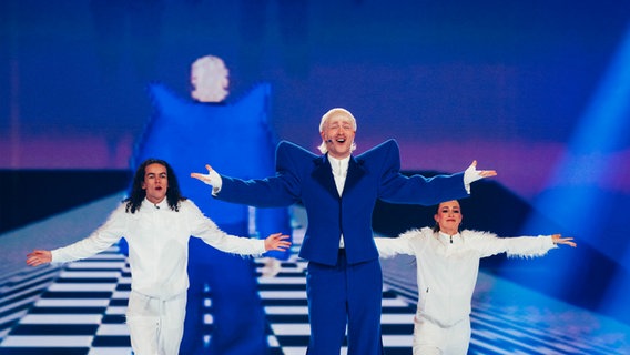 Joost Klein auf der ESC-Bühne in Malmö. © EBU Foto: Sarah Louise Bennett