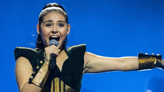 Alessandra Mele, Norway's ESC candidate 2023. © NRK Photo: Ulrik Kramer