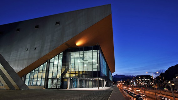 Außenansicht der Halle Olympiaworld in Innsbruck Außenansicht der Halle Olympiaworld in Innsbruck © Olympiaworld