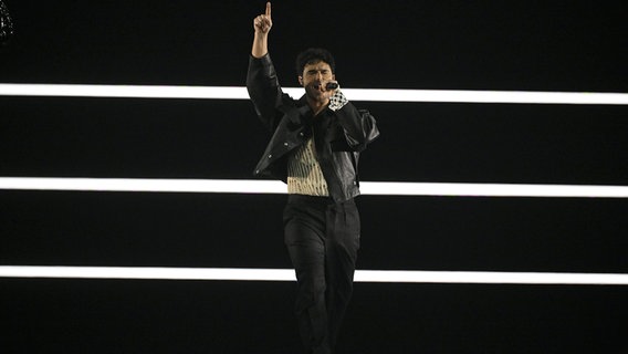 Eric Saade auf der ESC-Bühne in Malmö. © picture alliance/dpa/Lehtikuva Foto: Antti Aimo-Koivisto