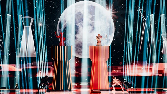 Luna auf der ESC-Bühne in Malmö © EBU Foto: Sarah Louise Bennett