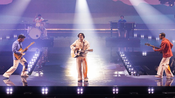 NAPA auf der Bühne für Portugal in Basel © eurovision.tv/EBU Foto: Corinne Cumming