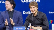 Alexander Rybak auf der Pressekonferenz. © NDR Foto: Rolf Klatt