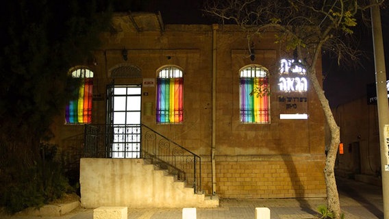 DAs Pride House in Be'er Sheva im Süden Israels.  