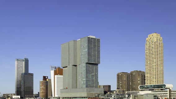 Das Hochhaus De Rotterdam in Rotterdam.  Foto: Ian Trower