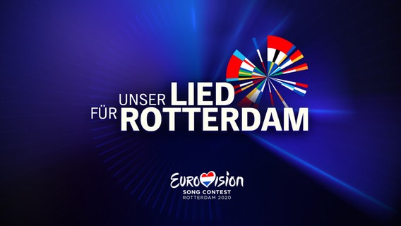 Das Logo der deutschen Auswahlshow "Unser Lied für Rotterdam" für den ESC 2020.  Foto: NDR
