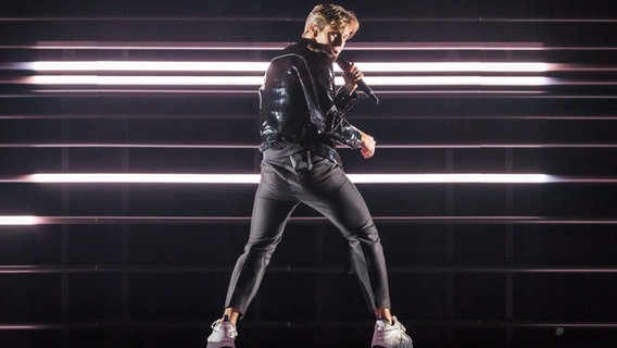 Benjamin Ingrosso auf der Bühne. © NDR Foto: Rolf Klatt