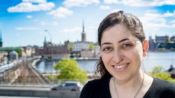 Salome Zadegan in Stockholm. © NDR/Rolf Klatt Foto: Rolf Klatt