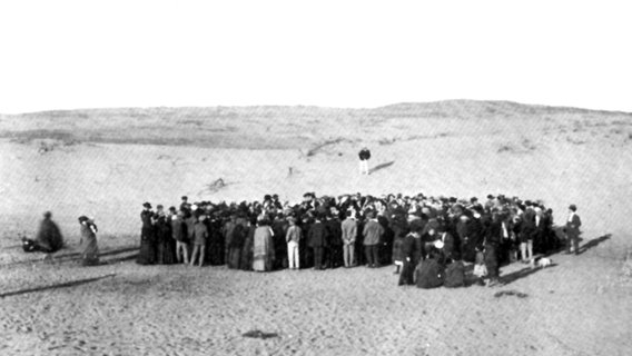 Gründung der israelischen Stadt Tel Aviv im Jahre 1909.  Foto: unbekannt