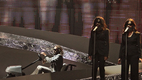 Sébastien Tellier aus Frankreich bei seiner zweiten Probe © NDR Foto: Rolf Klatt