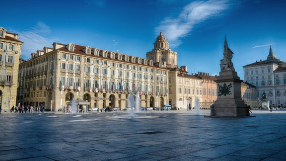 Die Piazza Castello im norditalienischen Turin. © EBU Foto: Cristiano Caligaris