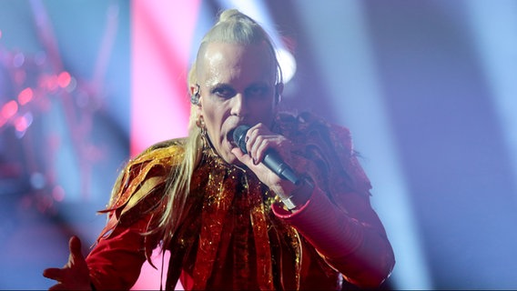 Lord of the Lost bei den Proben für "Unser Lied für Liverpool". © NDR Foto: Merlin Schrader