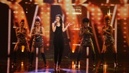 Lena im zweiten Halbfinale von Unser Song für Deutschland © ProSieben Foto: Willi Weber