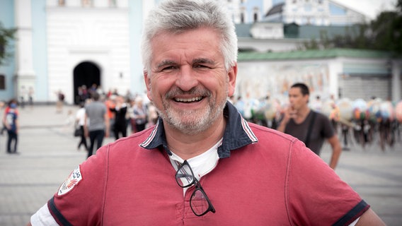 Jürgen Werwinski in Kiew. © NDR Foto: Merlin Schrader